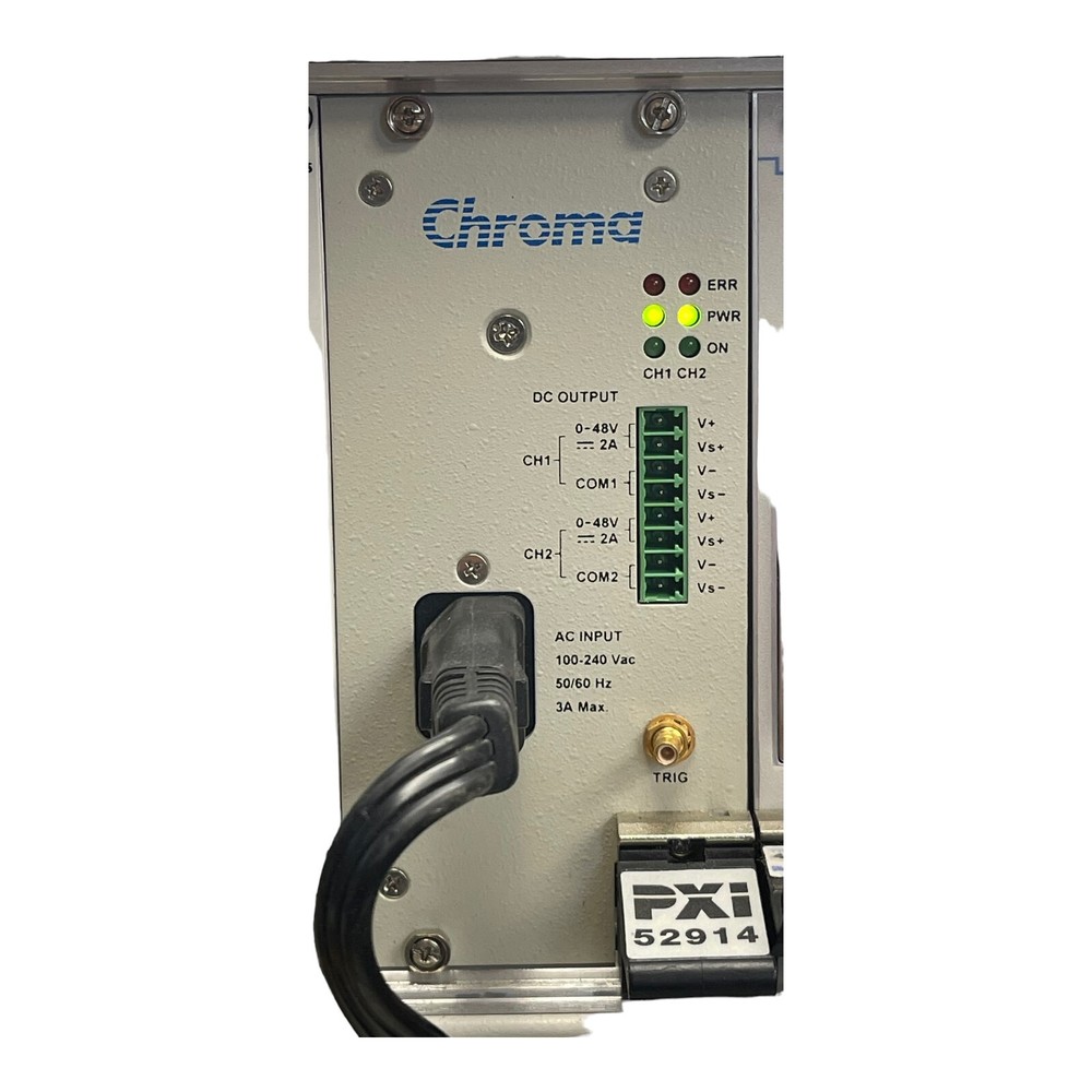 CHROMA PXI 52914 PROGRAMMABLE DC POWER SUPPLY
