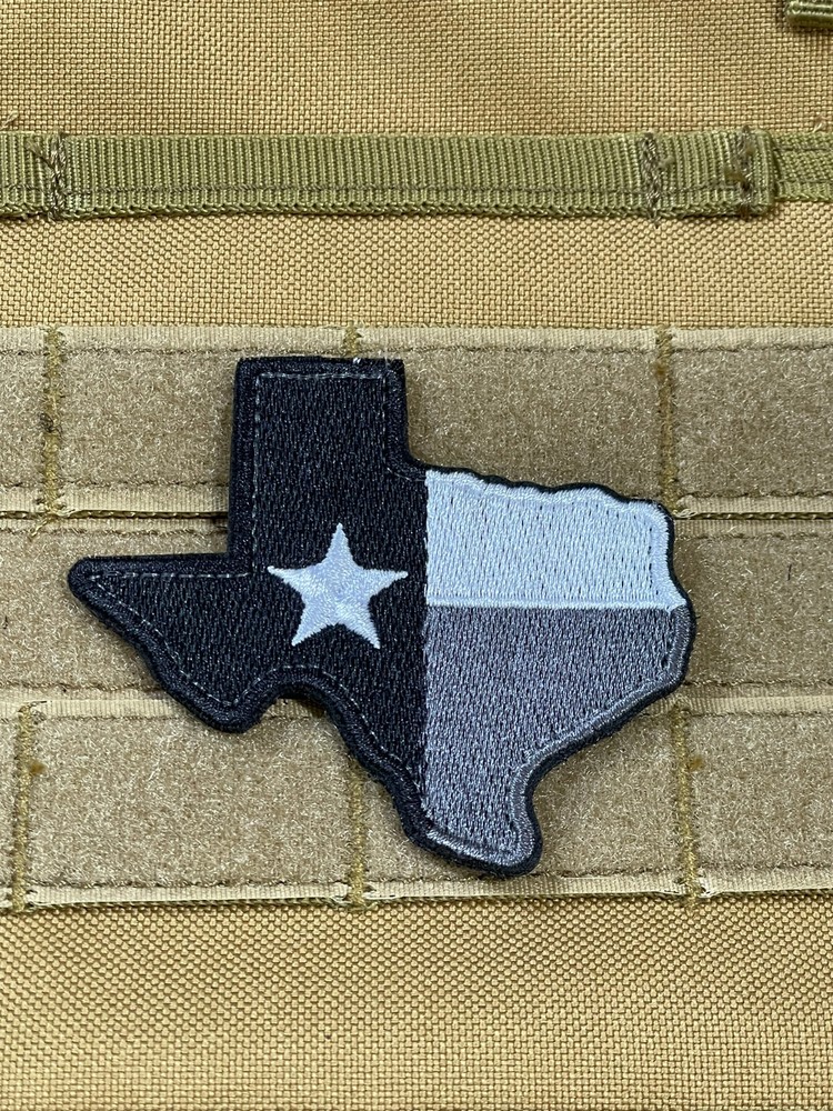 Teax Flag Patch Tactical Military Morale Hook Loop backed