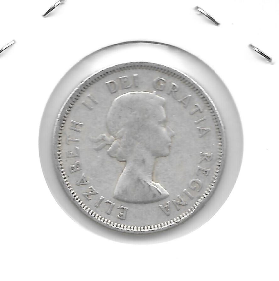 1960 CANADIAN 25 CENT QUARTER NICE (SILVER)