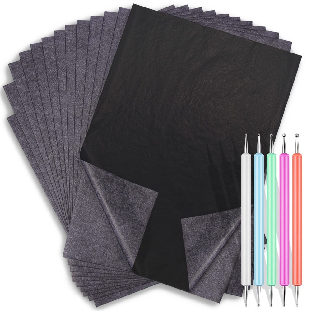 Carbon Transfer Copy Paper with Embossing Stylus Tool Embossing Dot Tools