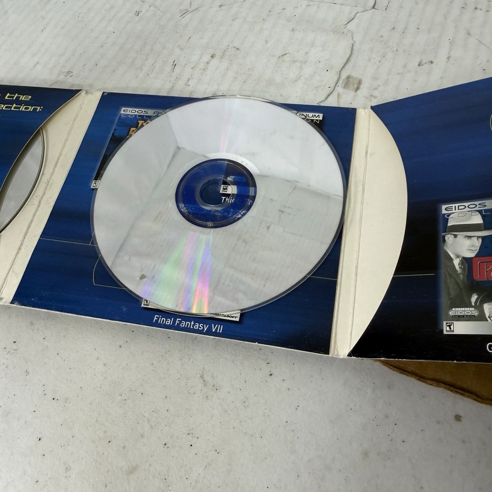 TOMB RAIDER Eidos Platinum Collection & Eidos Demos 2 DISCS Set As Pictured