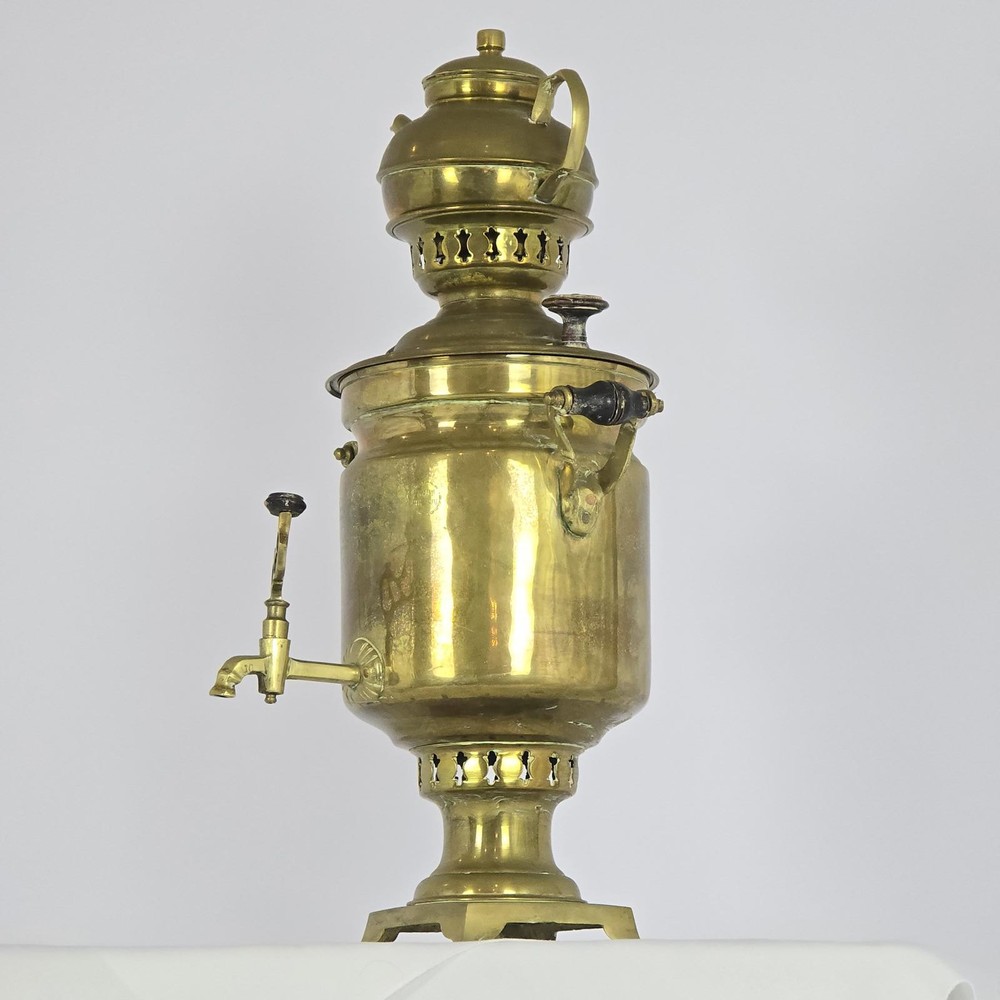 Antique Brass Samovar