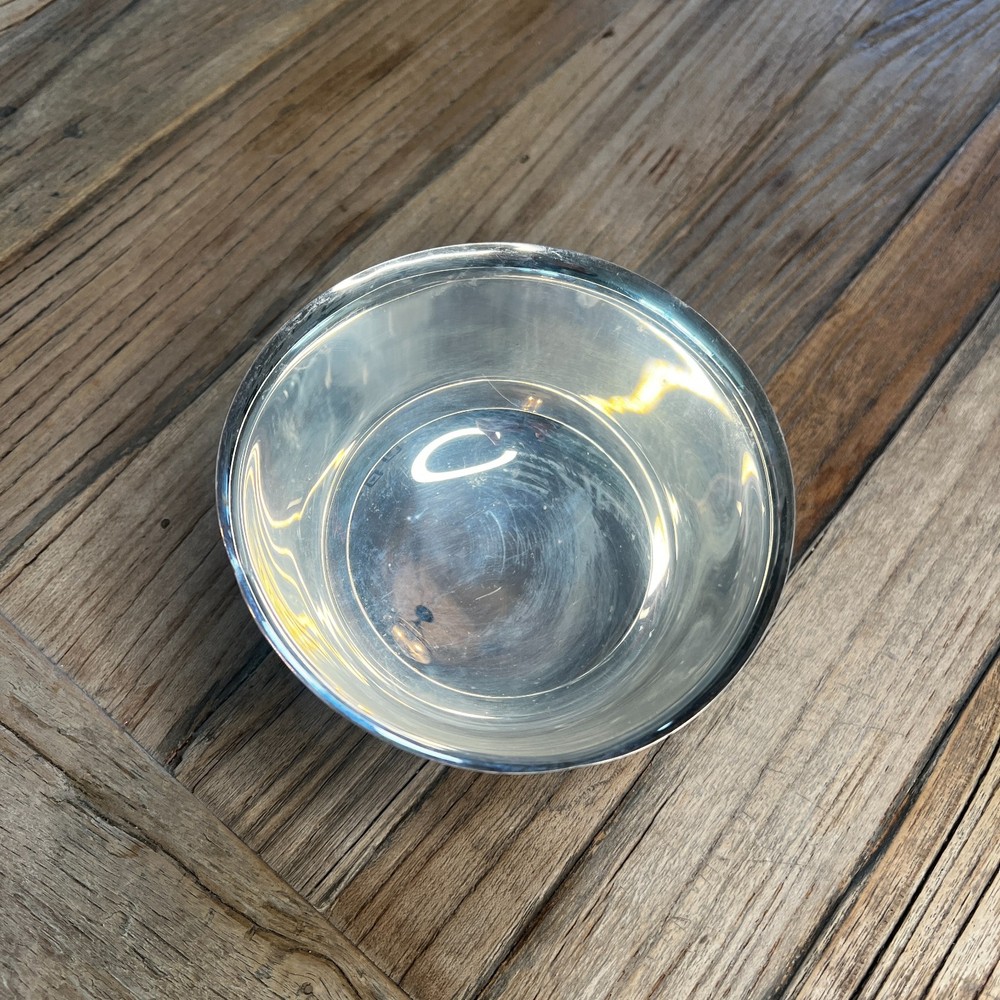 Sheffield Silver Co Covered Dish Silverplate Pyrex Glass Insert