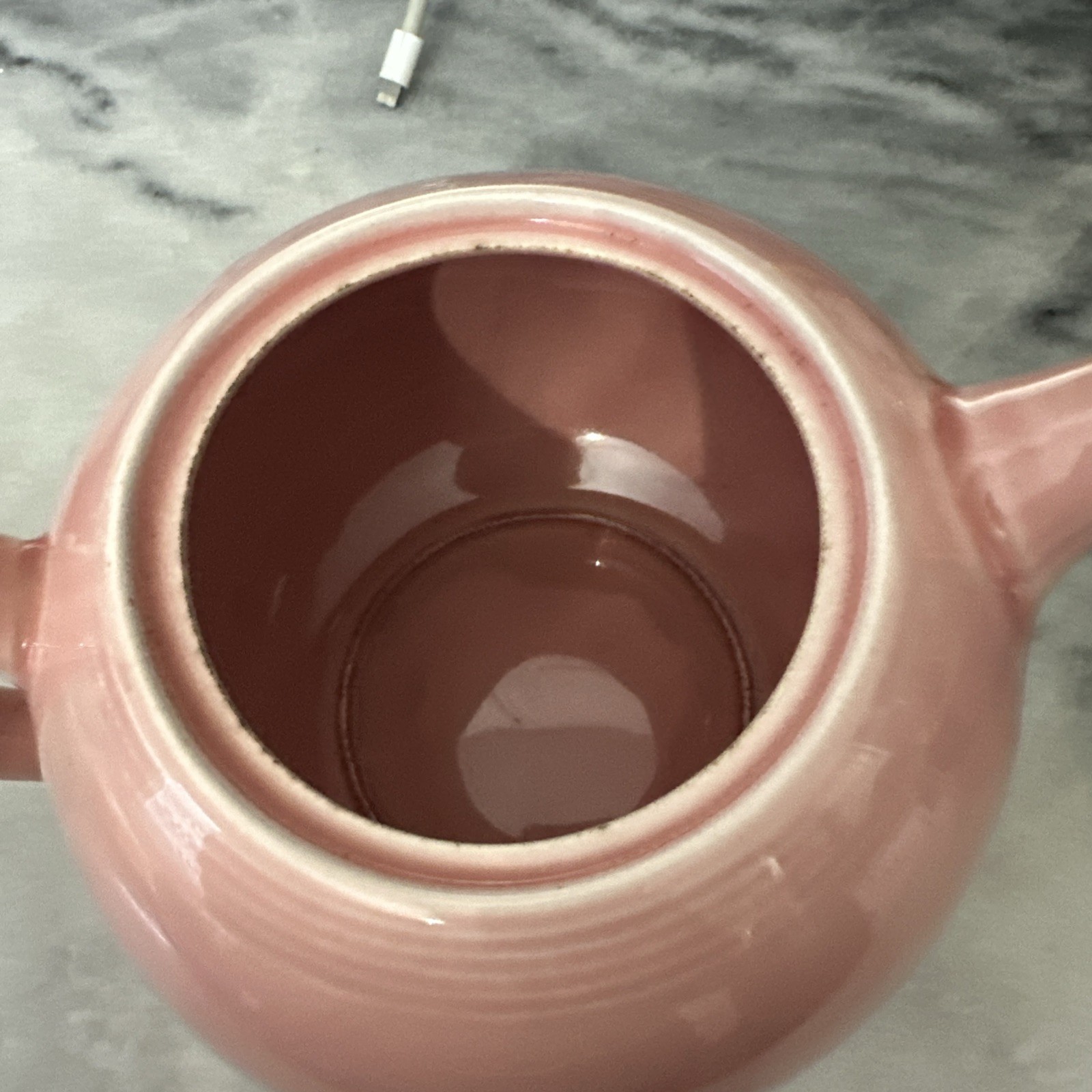 Lot Of 4 Beautiful Teapots In Various Colors. 3 Solid And 1 Floral Patterned