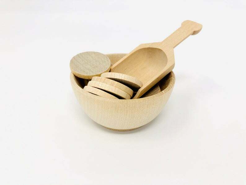 1-Wooden Circles Various Sizes Wood Circle Cutouts Wooden Circles Wood Disc Coin