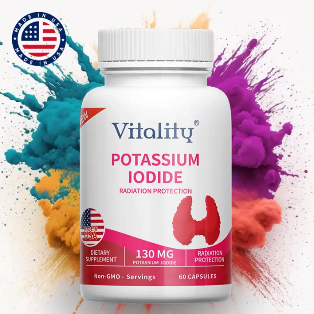 Vitality Potassium 130mg, 60 Capsules