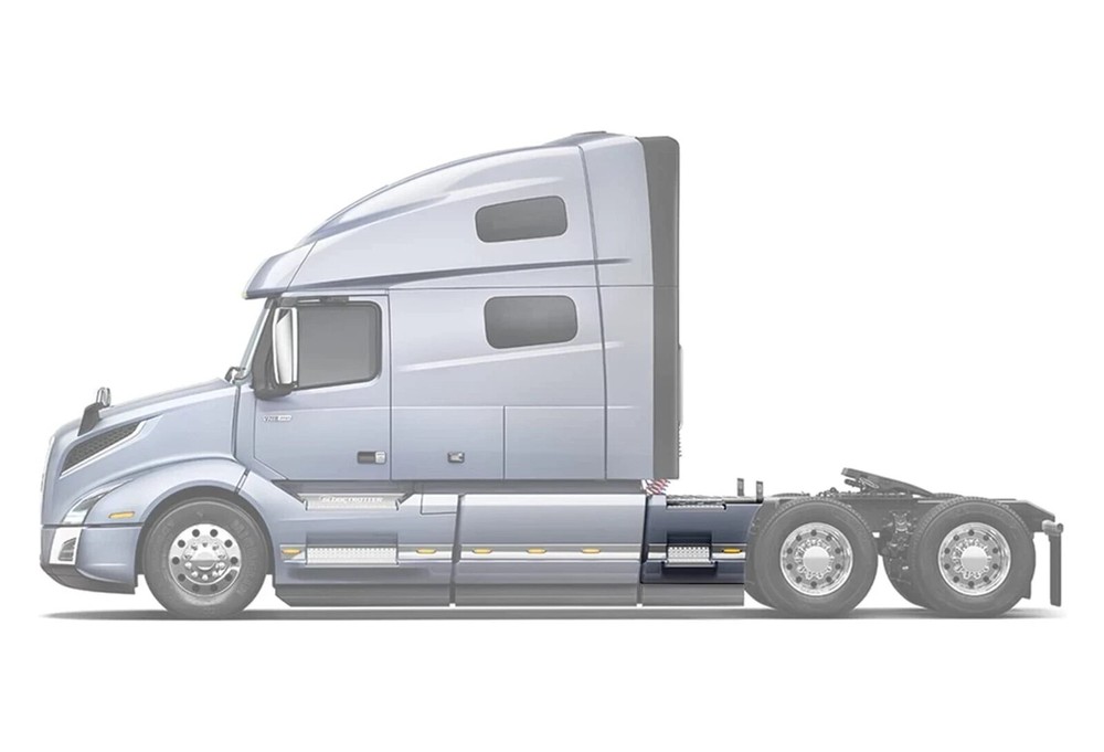 Rear Step Fairing Panel Left with steps Compatible with Volvo VNL 2018+