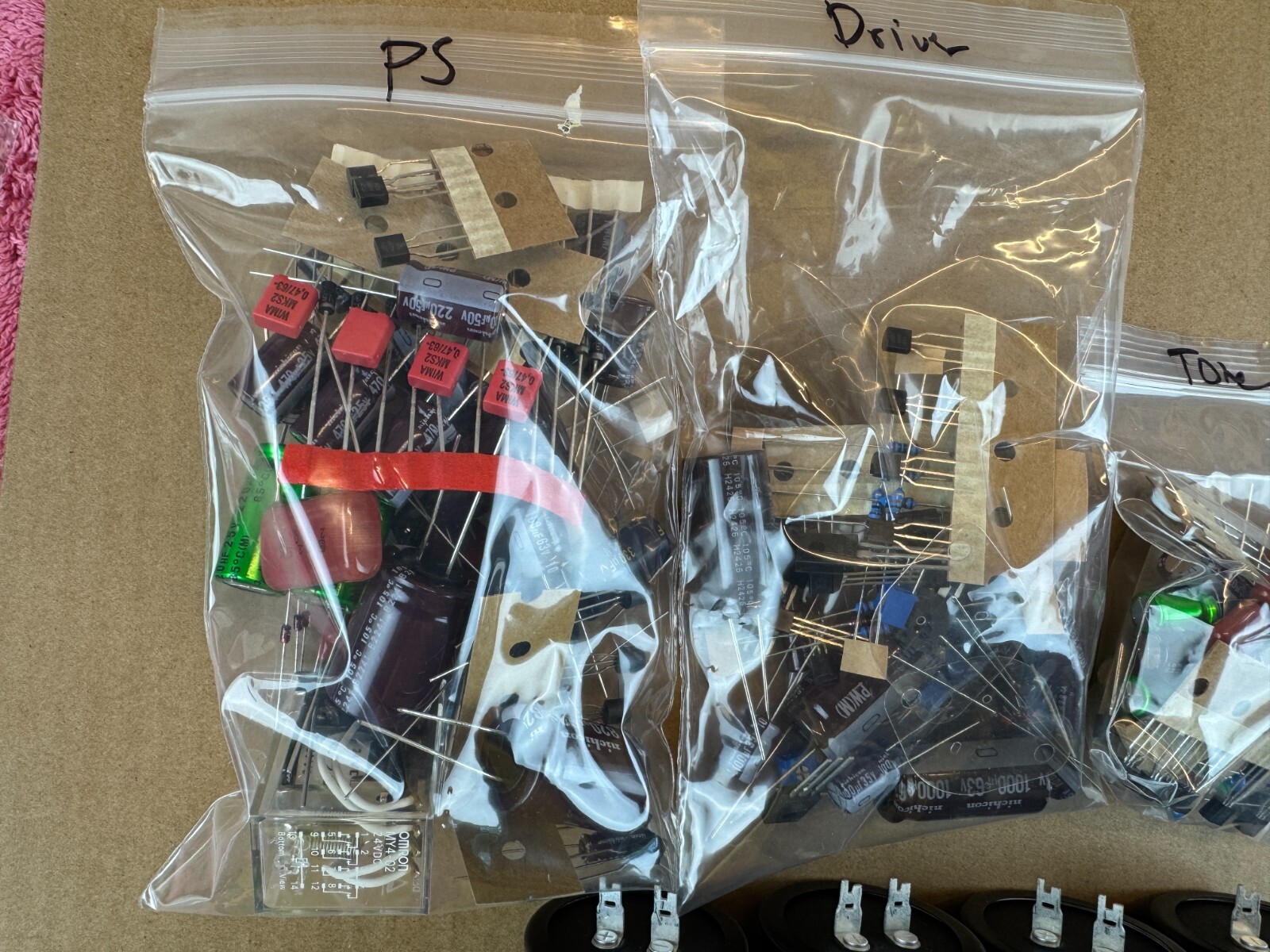 Sansui AU-717 Complete PLUS ULTRA Rebuild Kit Improved Capacitor Ratings Etc