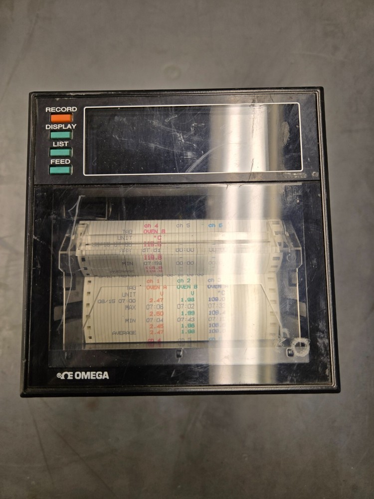 OMEGA ENGINEERING RD1606 Temperature chart recorder