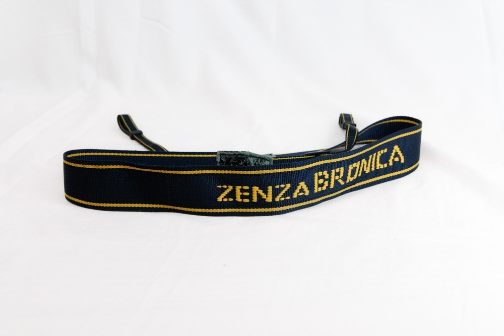 Zenza Bronica camera strap vintage