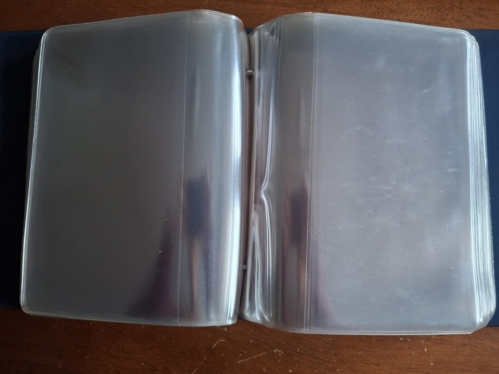 Blue Fleetwood First Day Ceremony Programs Binder with 49 pages