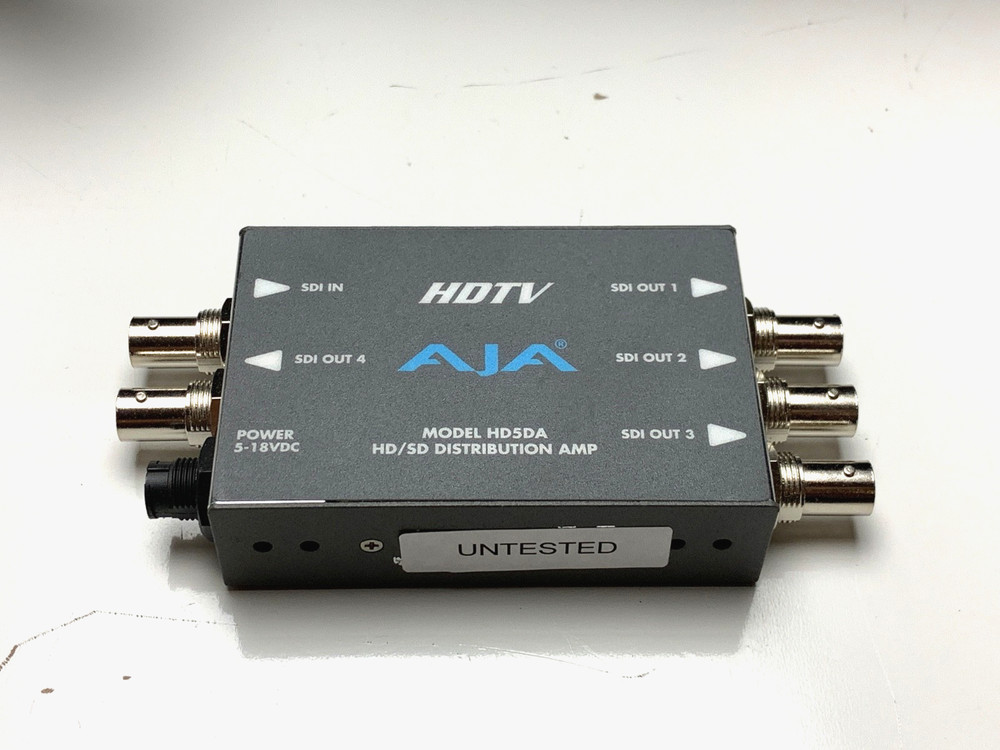 AJA HD5DA HD/SD-SDI Distribution Amplifier - UNTESTED