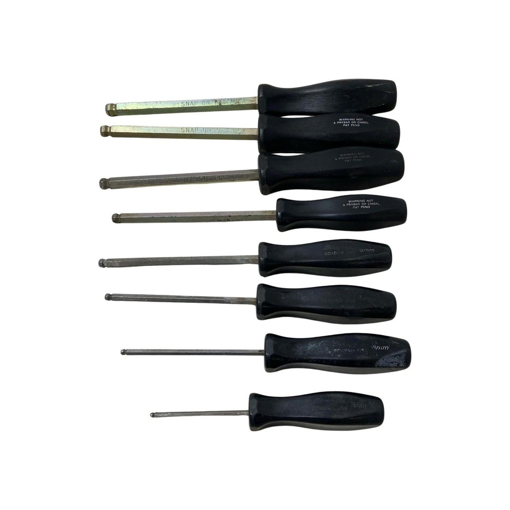 Snap-on SDABM Hex Tip Screwdriver 8Pc Set [Used]