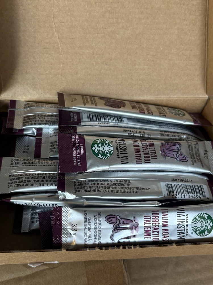 New Starbucks Instant Coffee Packs Bundle