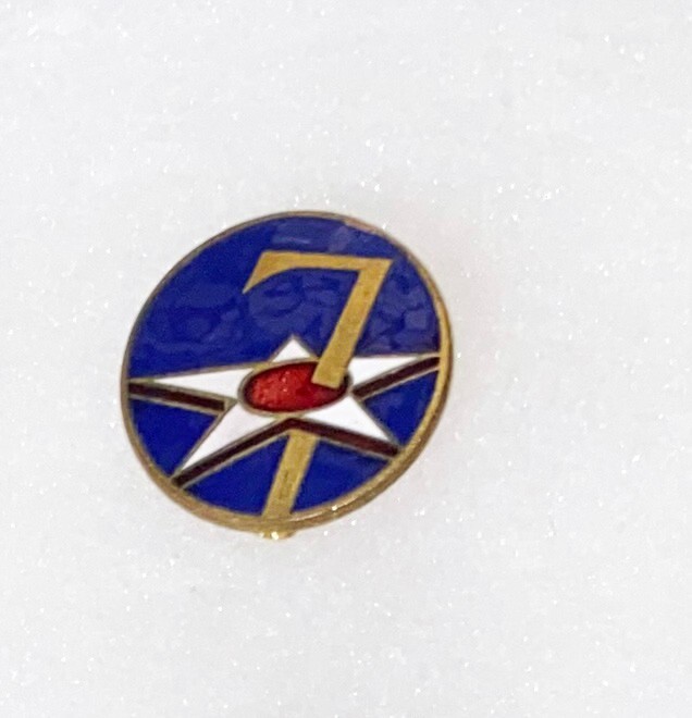 WWII Patch Type AAF 7th Air Force DI