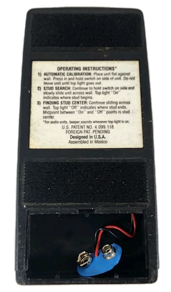 Vintage Zircon StudSensor 2 Denisty Dial Stud Finder Sensor Unit Tested Works