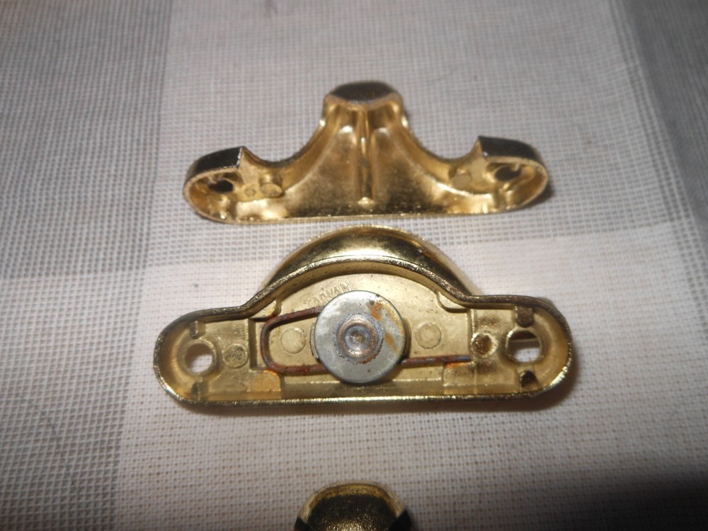 2 brass window latches/locks new
