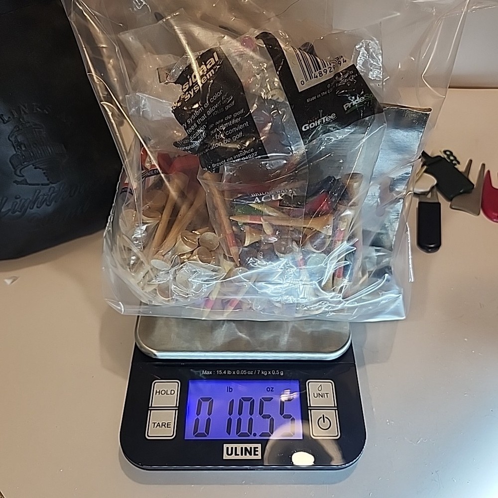 bulk golf tees used Diffrent Brands Some New