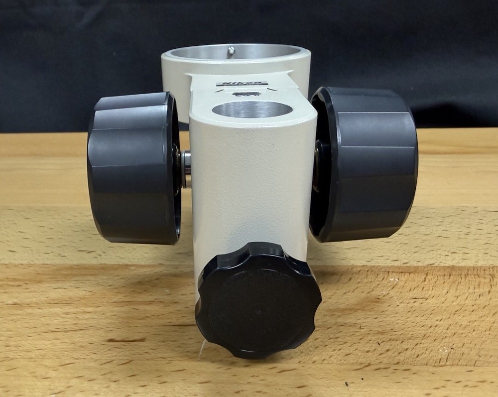 Nikon Microscope Focusing Block Assembly w/ Dual Coarse Focus Knobs – Japan