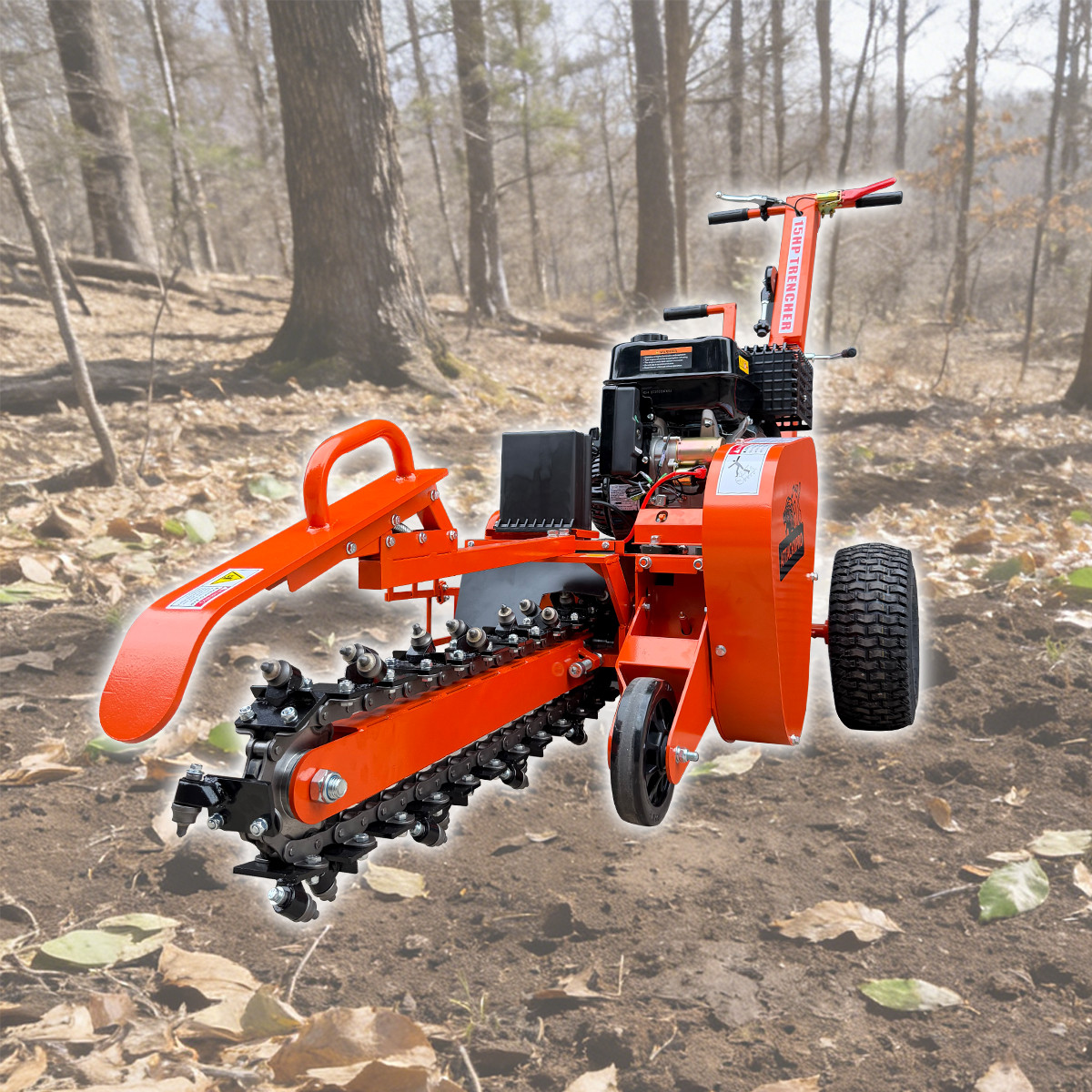 Stump Grinder, Wood Chipper, Trencher Heavy Duty Garden Tool Power Equipments