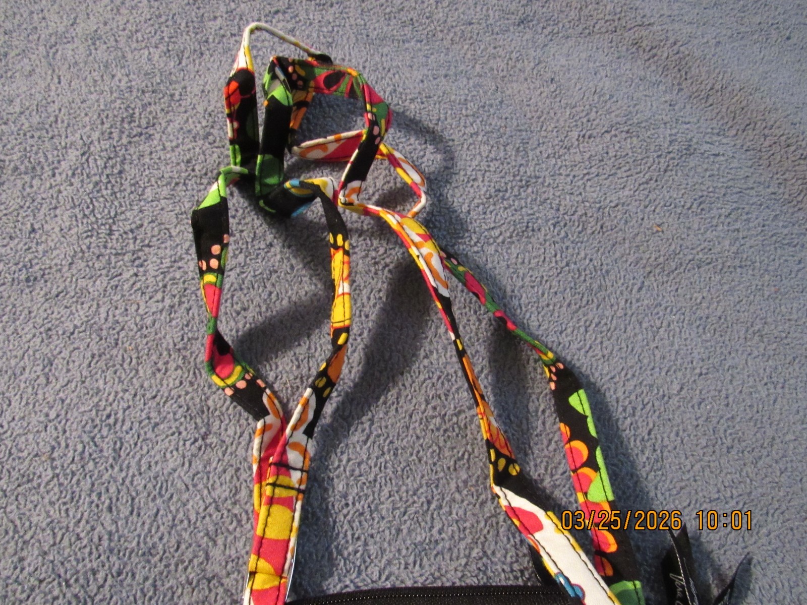 Disney Parks Vera Bradley Mini Hipster Midnight Mickey Mouse Crossbody New