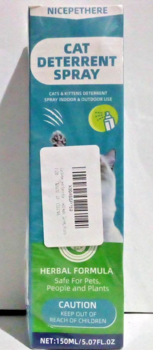 LOT 3 Cat Deterrent Spray Natural Indoor & Outdoor Safe Herbal Formula FREE S/H