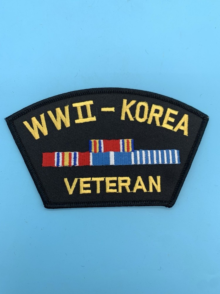 WWII - KOREA VETERAN embroidered Patch.