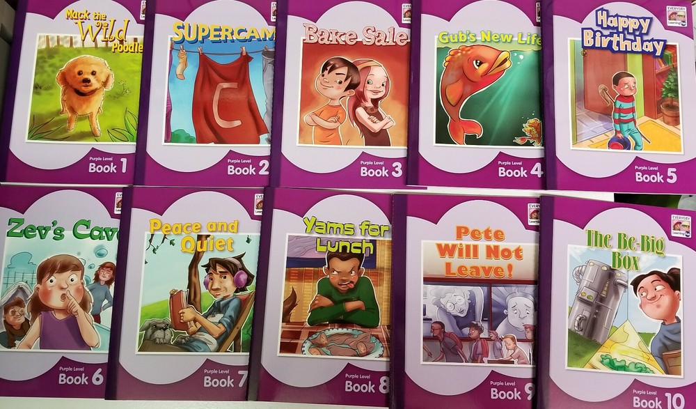 Premier 1455213 Everyday Learning Fun Reading Interactive Reader Set Purple