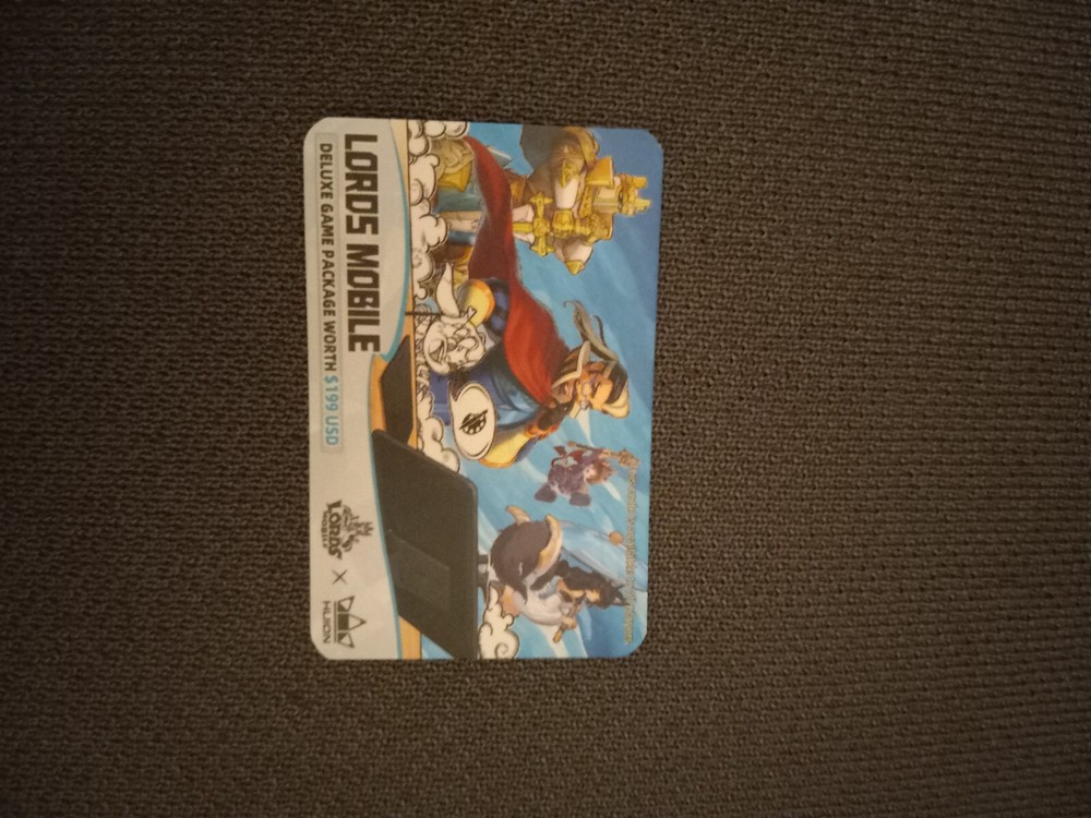 Lords mobile deluxe game package $200