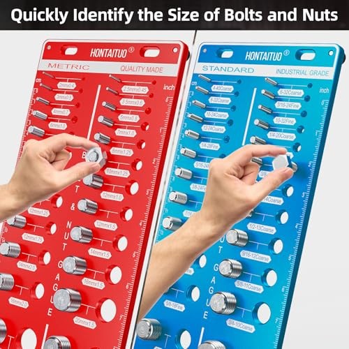 62 Nut and Bolt Thread Checker Standard and Metric,Bolt Size 62 Thread Checker