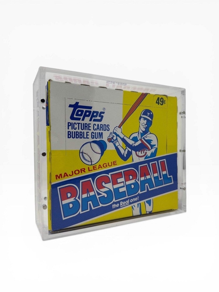 Cello Box Deep Acrylic Display Case – Magnetic, Stackable Collector Box