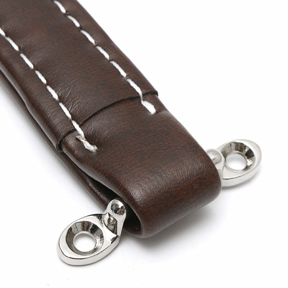 Coffee Leather Style Guitar Amplifier Handle Strap For Fender Amp Instruments E