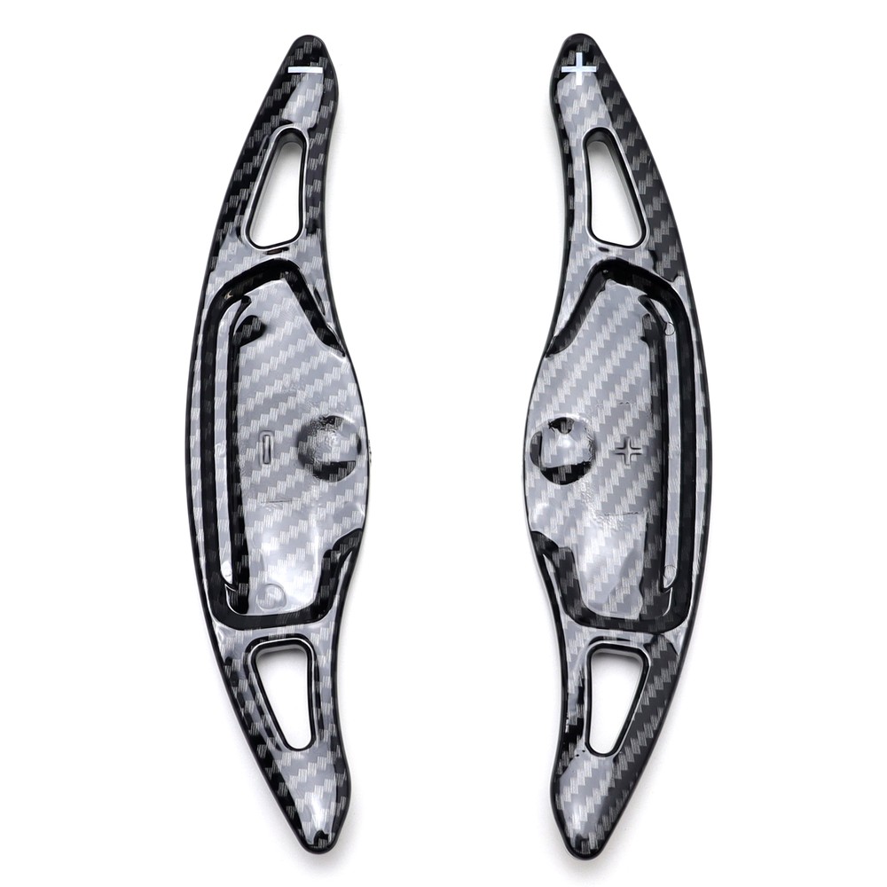 Twill-Weave "Carbon" Pattern Steering Wheel Paddle Shifters For Kia Stinger K8