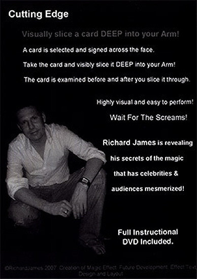 CUTTING EDGE DVD - RICHARD JAMES - MAGIC TRICK