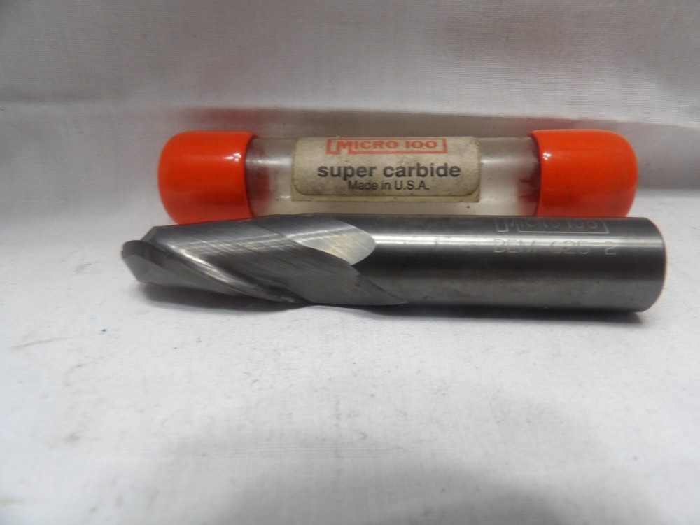Micro 100 5/8" Solid Carbide End Mill BEM-625-02