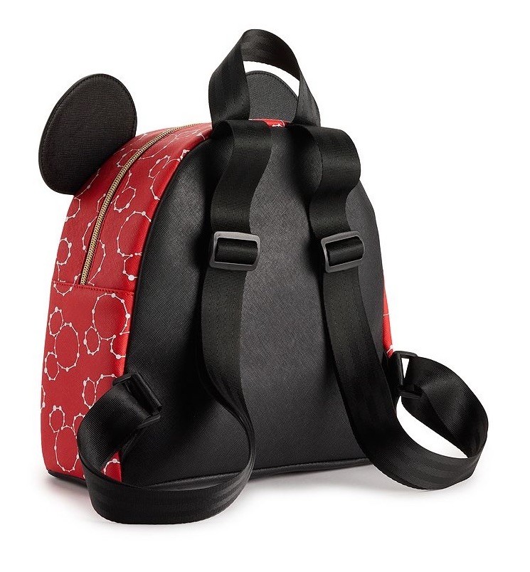 Disney's Mickey Mouse All Over Print Red & White with 3D Ears Mini Backpack-NWT