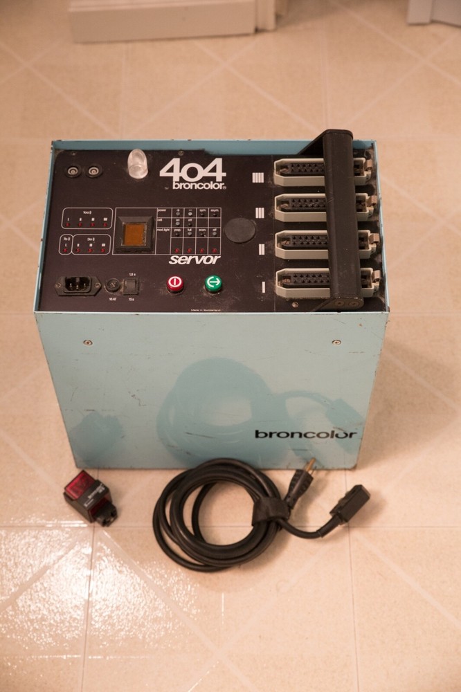 broncolor studio flash set up