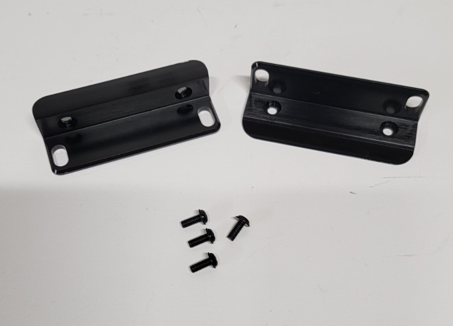 RACK MOUNT EAR BRACKETS 2U/NEW WITH SCREWS