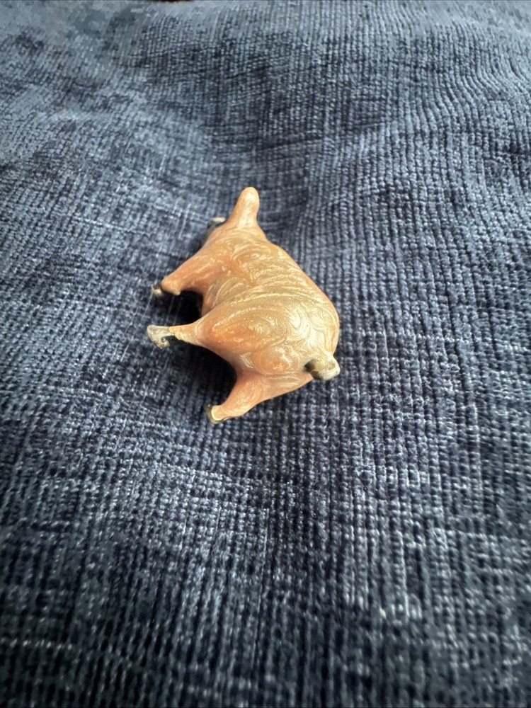 vintage sterling silver enamel pig figures