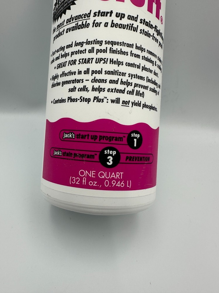 Jack's Magic The Magenta Stuff Metal Solution 32 oz Sealed