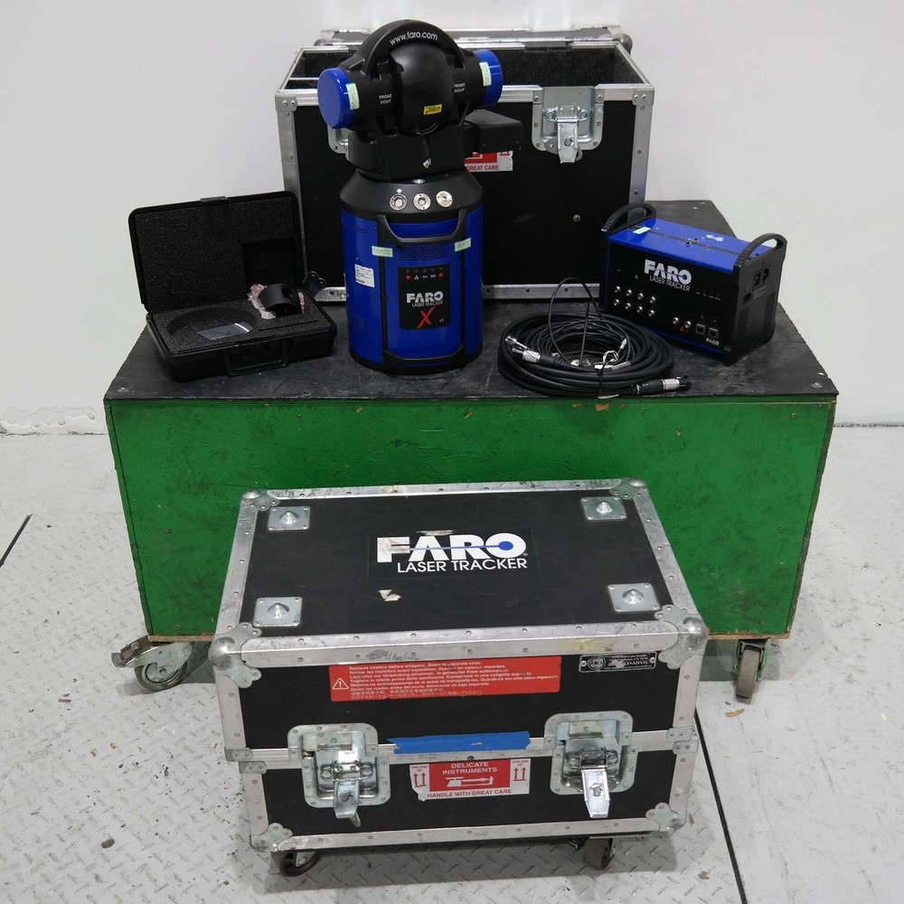 FARO Laser Tracker X V2 with Master Control Unit In Case with Accessories
