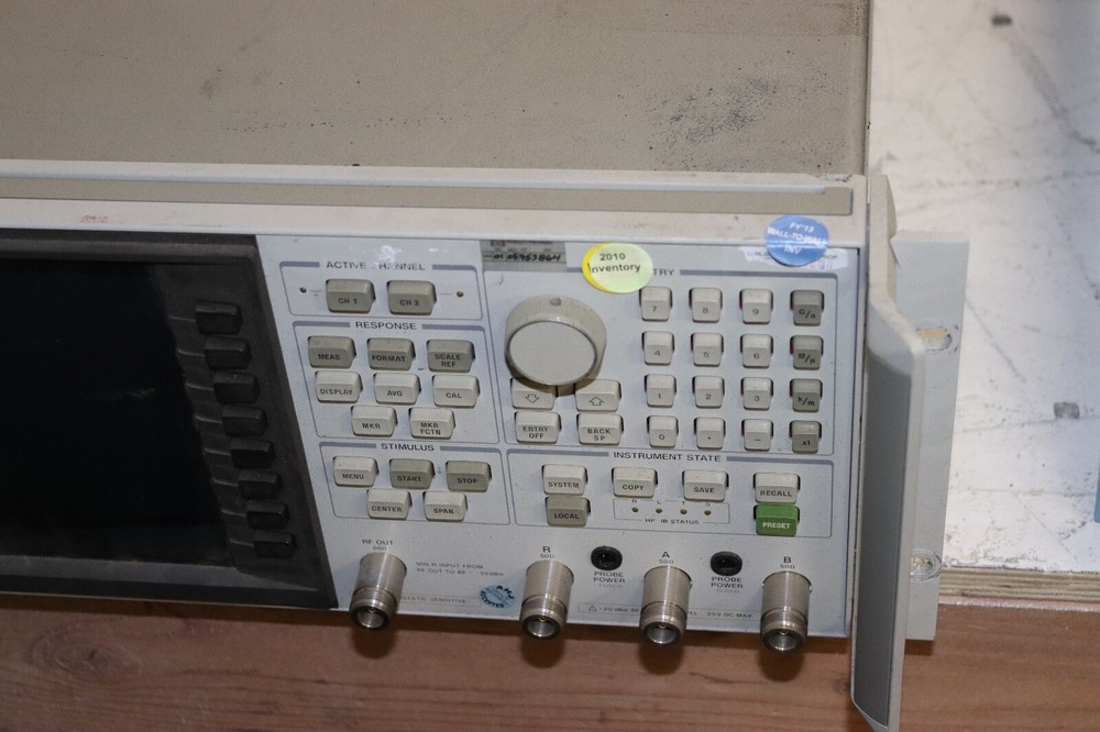 HP 8753B NETWORK ANALYZER WORKING
