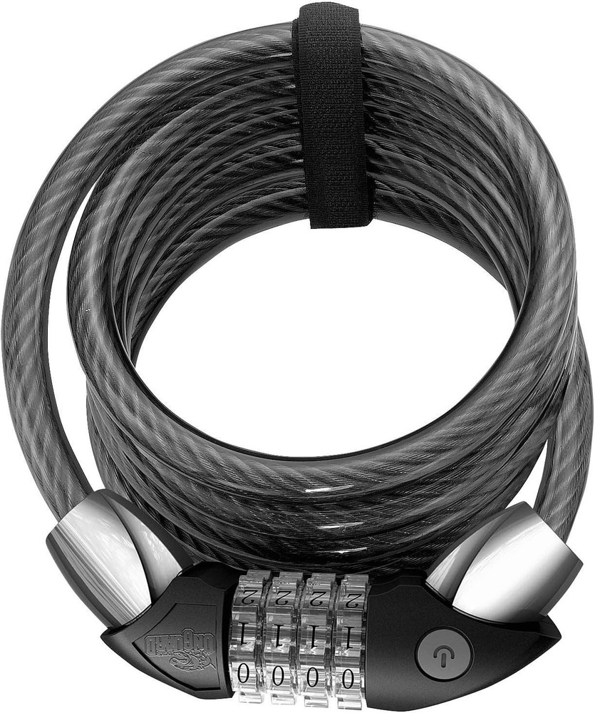 On Guard Doberman 12mm Cable Glo Combo Lock