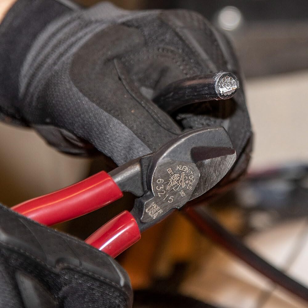 Compact High Leverage Cable Cutter Cuts 10 AWG Aluminum Copper MC Cable