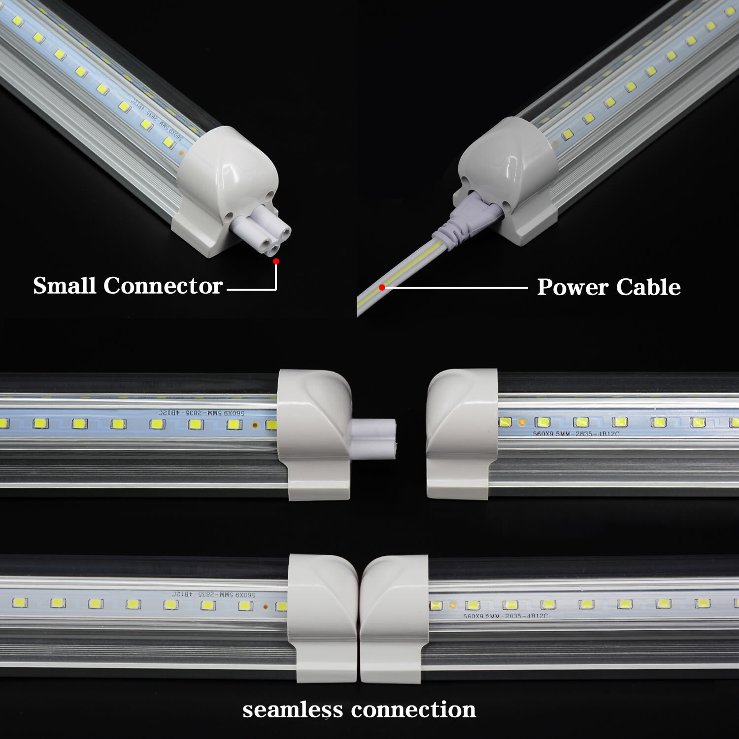 T8 8FT Led Shop Light Fixture 8Foot T8 Integrated Led Tube Light Bulbs V-shaped
