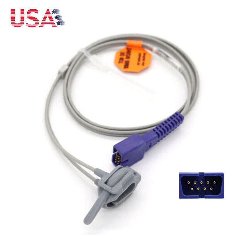 Compatible with Oximax SpO2 Sensor Connect Cable, with 9 Pins Connector