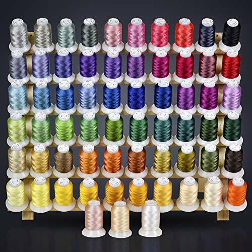63 Colors Polyester Embroidery Machine Thread Kit 500M Every Spools