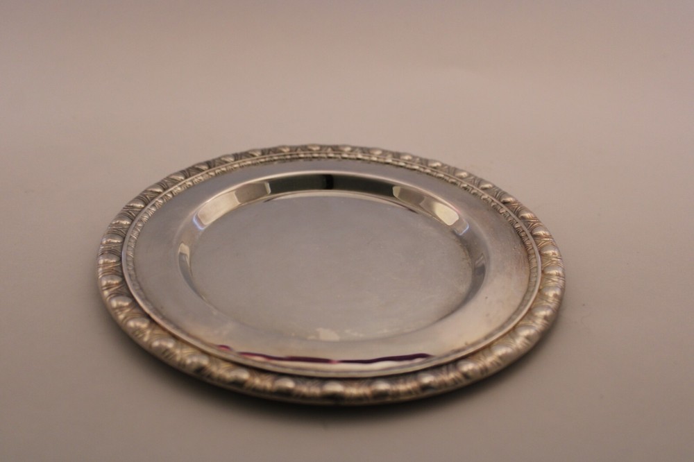 silver plate, inspected 17, flat surface