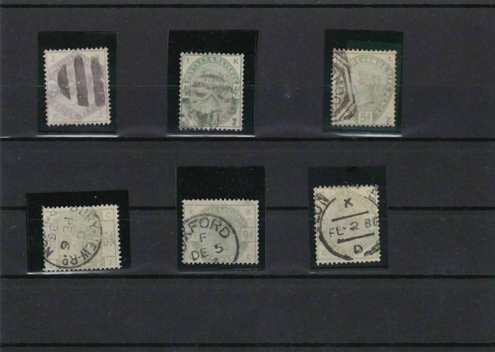 1883 SURFACE PRINTED ISSUES, VALUES  TO ONE SHILLING REF 440
