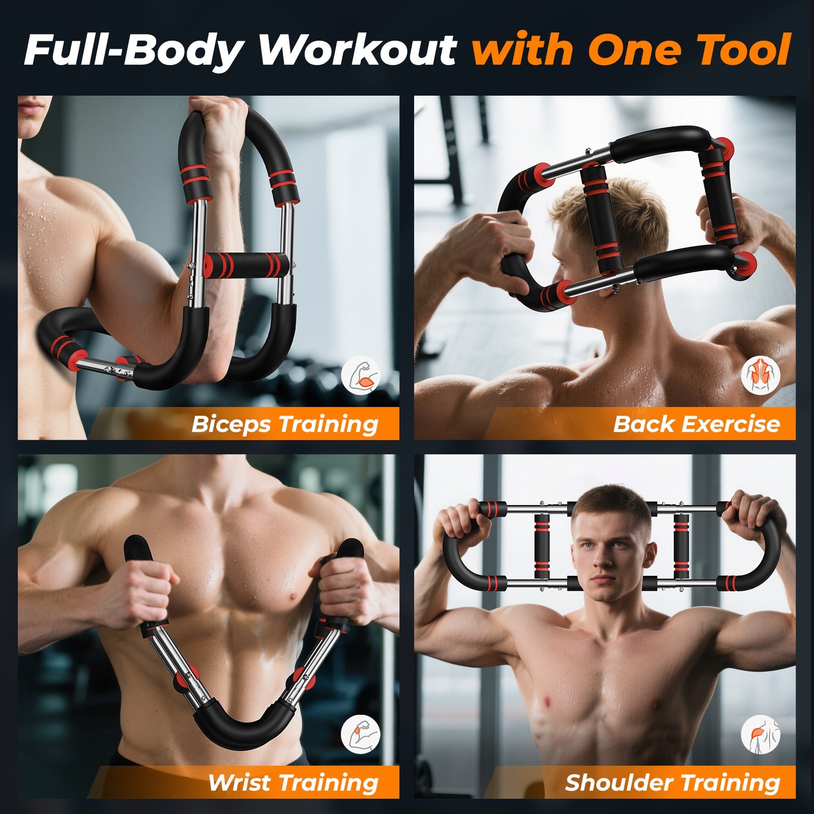 HTM Twister Arm Trainer, Adjustable Twister Arm Chest Exerciser Strength Trainer